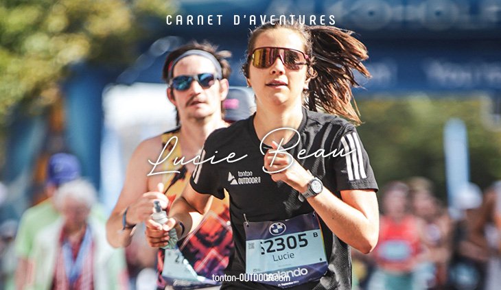 Lucie Beau au Marathon de Berlin