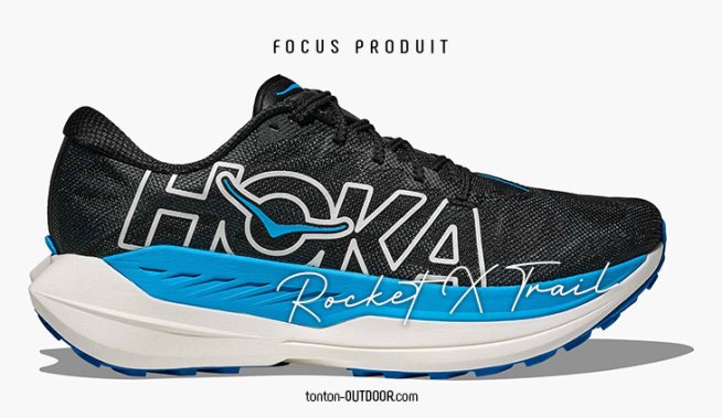 Hoka Rocket X Trail : la nouvelle chaussure carbone de compétition pour le trail