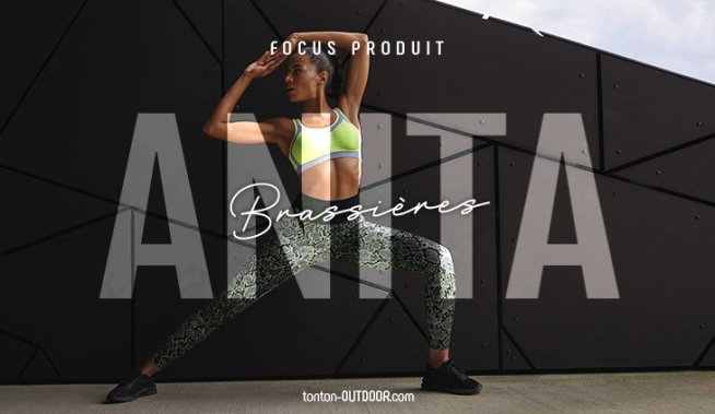 In primo piano i reggiseni sportivi Anita, il marchio preferito dalle sportive!