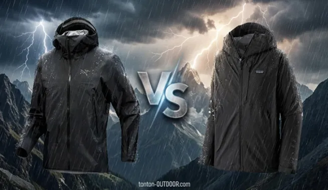 Veste imperméable Arc'teryx Beta SL VS Patagonia Granite Crest