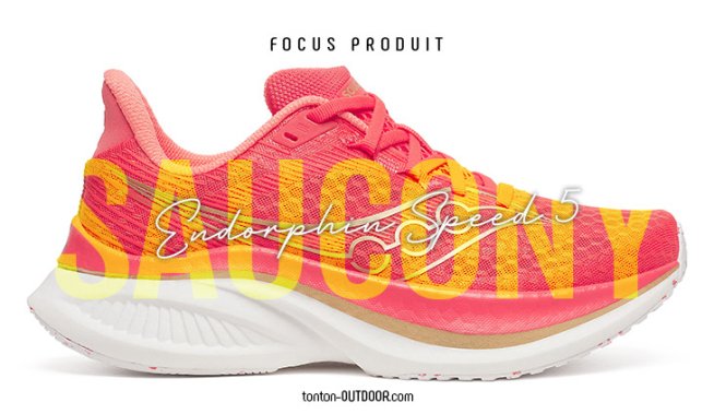 Saucony Endorphin Speed 5 : la chaussure de running dynamique sans plaque carbone