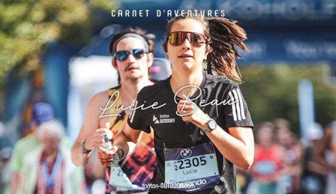 Lucie Beau au Marathon de Berlin