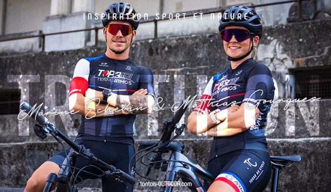 Triathlon : Marine Echevin et Matthias Gourgues de la compétition à la transmission