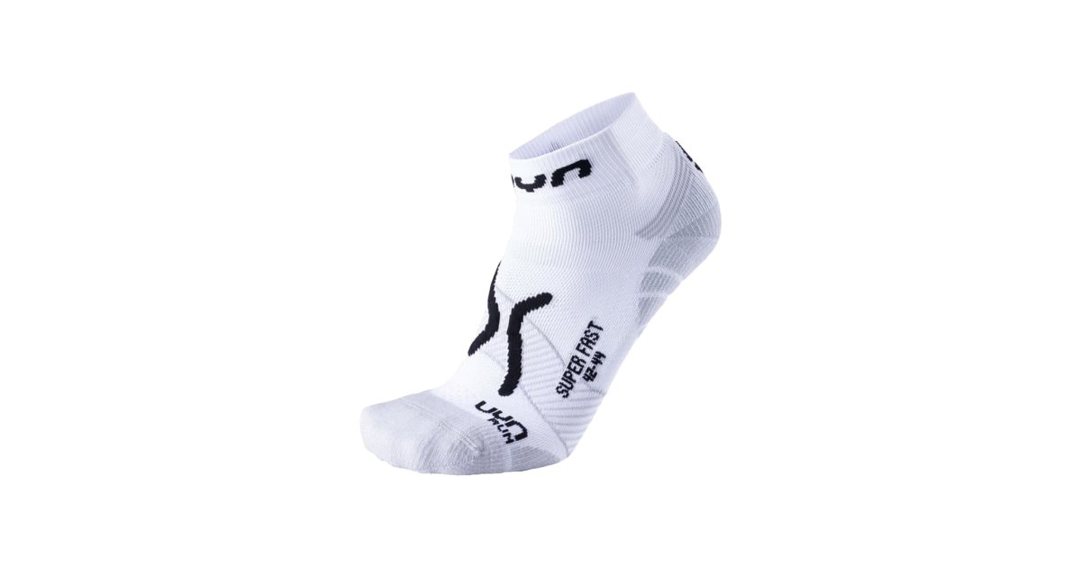 Chaussettes De Running UYN Super Fast Femme - Technologie Preshock Shield, Fibre Natex Respirante, Pour Course Intensive Et Confort Durable