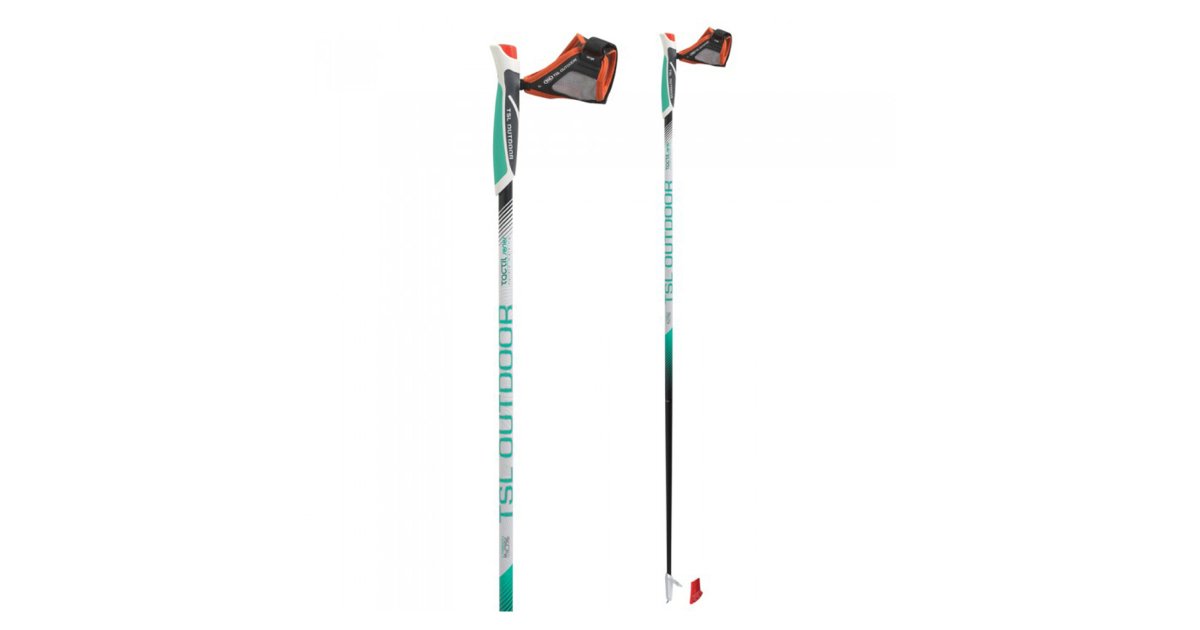SPRINGOS Bastoni da trekking Nordic Walking 63-135 cm con bussola