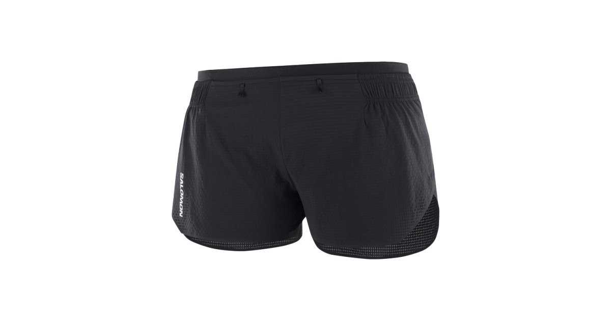4505 - Icon - Short De Sport 18 Cm En Tissu à Séchage Rapide Avec Poches Zippees Bleu Marine Fonce