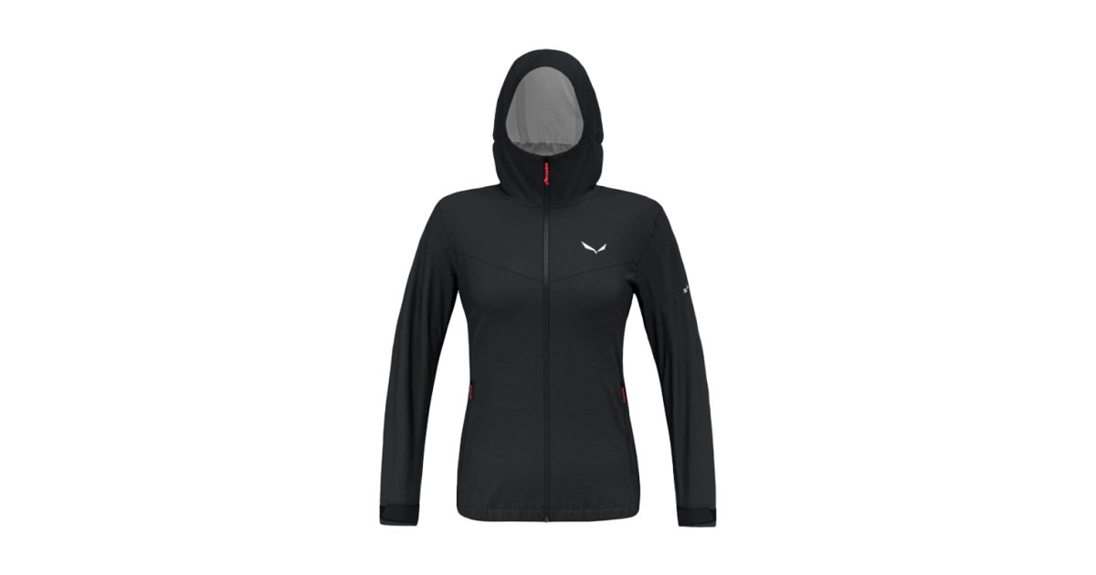 Veste De Randonnée Femme Salewa - Taille XS, Rouge, Coupe-vent, Très Bon état