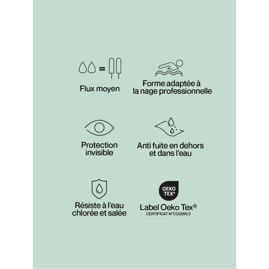 Smoon - MAILLOT DE BAIN MENSTRUEL NATATION NAIADES