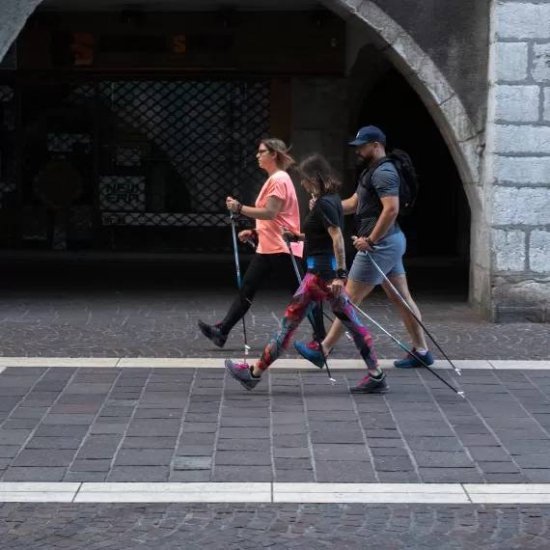 TSL - BÂTONS DE MARCHE NORDIQUE TACTIL C70 SPIKE CROSSOVER