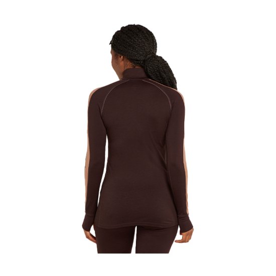 ICEBREAKER - SOUS-COUCHE ZONEKNIT MÉRINO 260 DEMI-ZIP FEMME