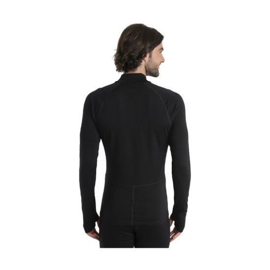 ICEBREAKER - SOUS-COUCHE MÉRINOFINE POLAR 300 DEMI-ZIP HOMME