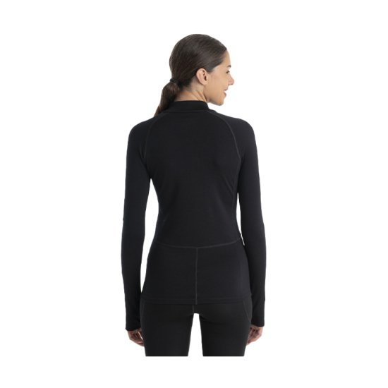 ICEBREAKER - SOUS-COUCHE MÉRINOFINE POLAR 300 DEMI-ZIP FEMME