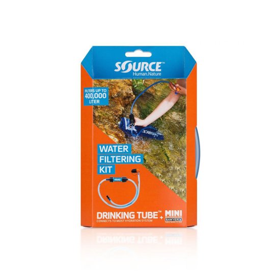 SOURCE - TUBE KIT + MINI SAWYER FILTER POUR POCHE À EAU