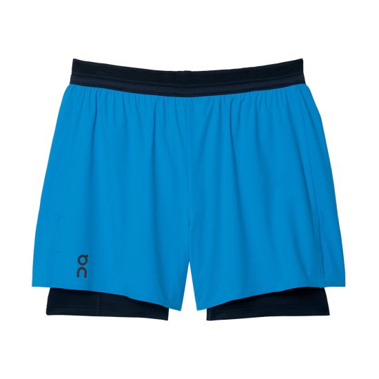 ON - SHORT 2 EN 1 PERFORMANCE 5" HOMME