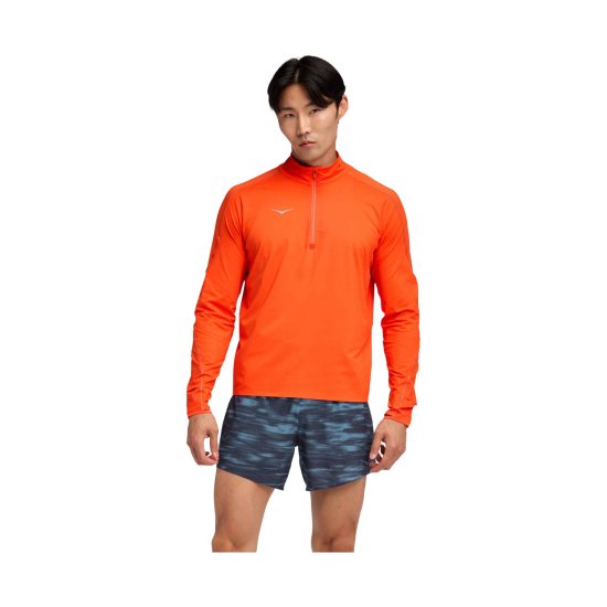HOKA - HAUT MANCHES LONGUES DEMI-ZIP GLIDETECH HOMME