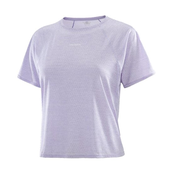 SALOMON - T-shirt SHKout Air Crop femme