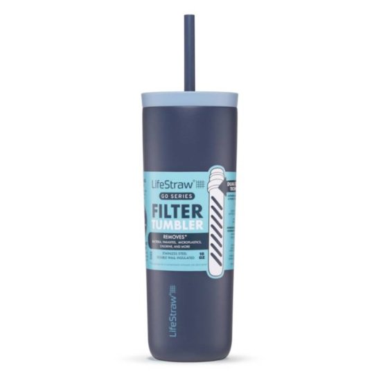LIFESTRAW - Verre filtrant en acier inoxydable isolé Go Series 500 ml