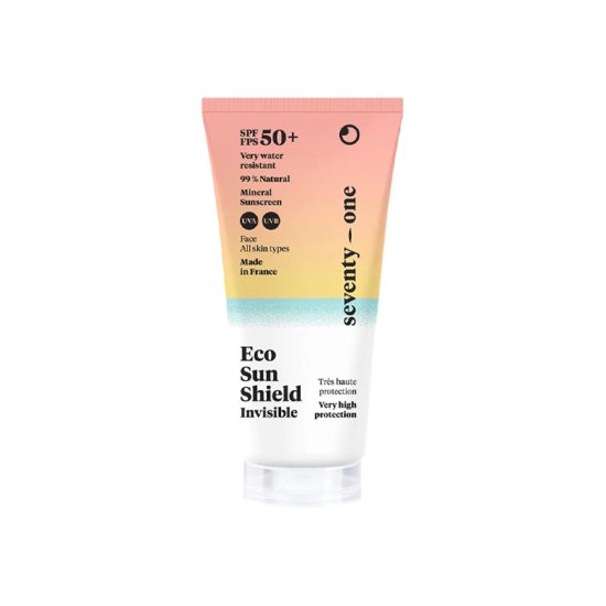 SEVENTY ONE - CRÈME SOLAIRE SPF 50+ ECO SUN SHIELD INVISIBLE
