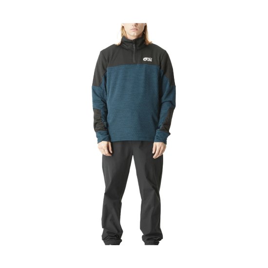 PICTURE - POLAIRE LOKKA GRID 1/4 ZIP HOMME