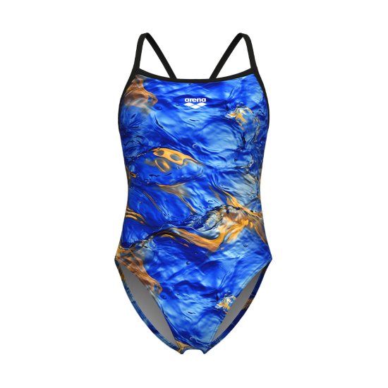 ARENA - MAILLOT DE BAIN UN PIÈCE GOLD LEAVES FEMME