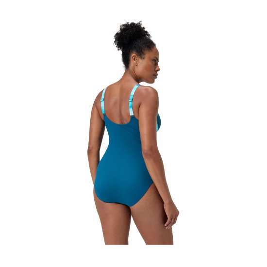 SPEEDO - MAILLOT DE BAIN 1 PIÈCE ECO PRINT SPLICE SHAPING FEMME