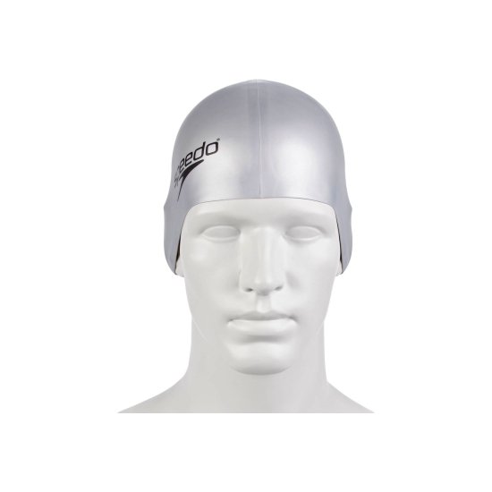 SPEEDO - BONNET DE BAIN FLAT SILICONE P12 GRIS