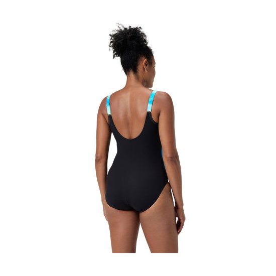 SPEEDO - MAILLOT DE BAIN 1 PIÈCE ECO LUNALUSTRE PRINT SHAPING FEMME