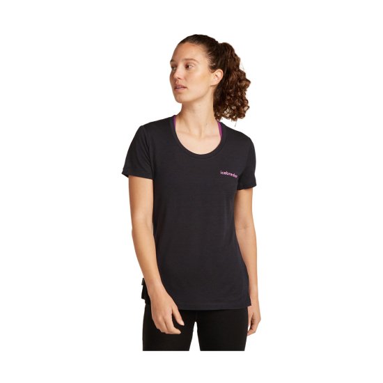 ICEBREAKER - T-SHIRT MANCHES COURTES MÉRINOS 150 TECH LITE FEMME