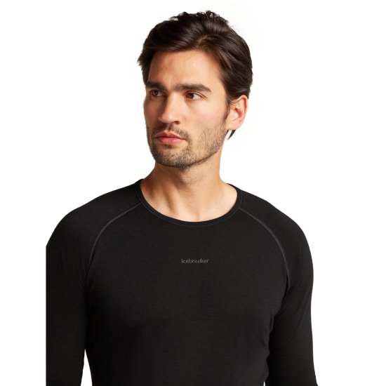 ICEBREAKER - SOUS-COUCHE MERINO ZONEKNIT COL ROND 200 HOMME