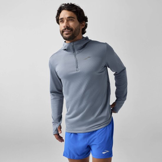 BROOKS - Polaire Notch Thermal capuche 3.0 homme