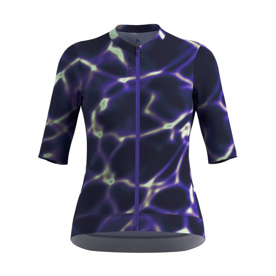 ODLO - MAILLOT DE CYCLISME IMPRIMÉ ZEROWEIGHT PRO FEMME