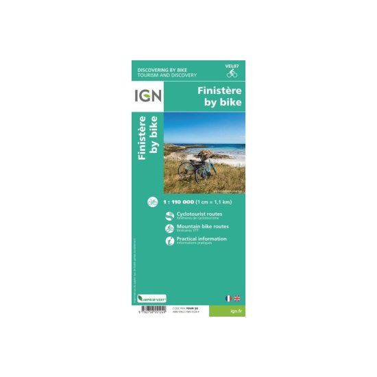 IGN - CARTE VEL07 - FINISTÈRE À VÉLO