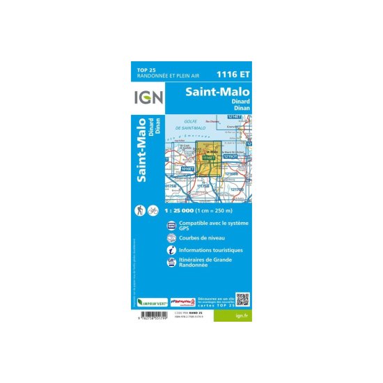 IGN - CARTE SAINT-MALO, DINARD ET DINAN