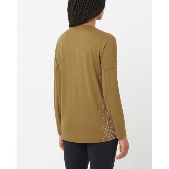 SALOMON - T-SHIRT SENSE AERO GFX MANCHES LONGUES FEMME
