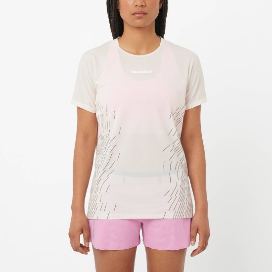 SALOMON - T-SHIRT SENSE AERO GFX FEMME