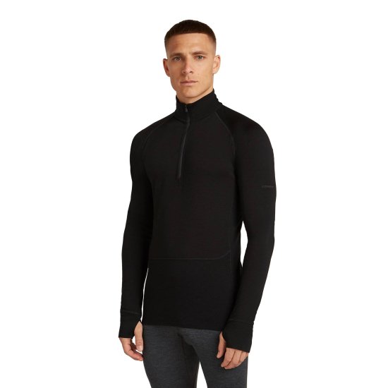 ICEBREAKER - SOUS-COUCHE MÉRINO 200 ZONEKNIT DEMI-ZIP HOMME