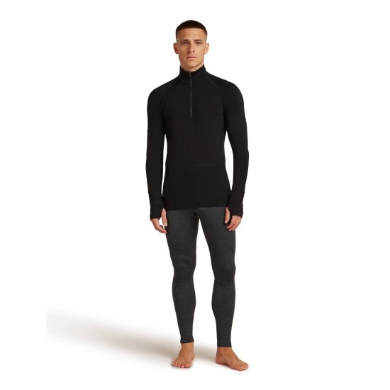 ICEBREAKER - SOUS-COUCHE MÉRINO 200 ZONEKNIT DEMI-ZIP HOMME