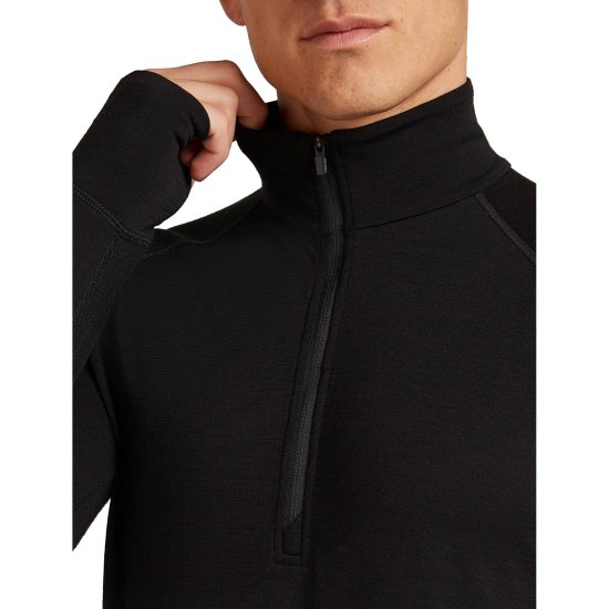 ICEBREAKER - SOUS-COUCHE MÉRINO 200 ZONEKNIT DEMI-ZIP HOMME