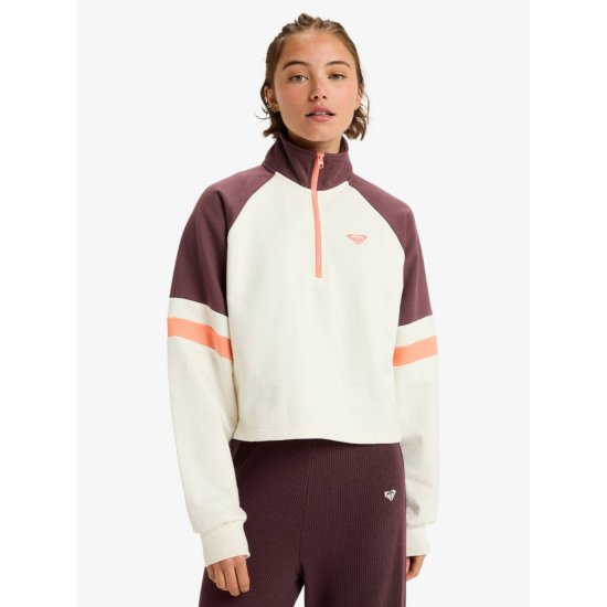 ROXY - SWEAT ESSENTIAL ENERGY CROP DEMI-ZIP FEMME
