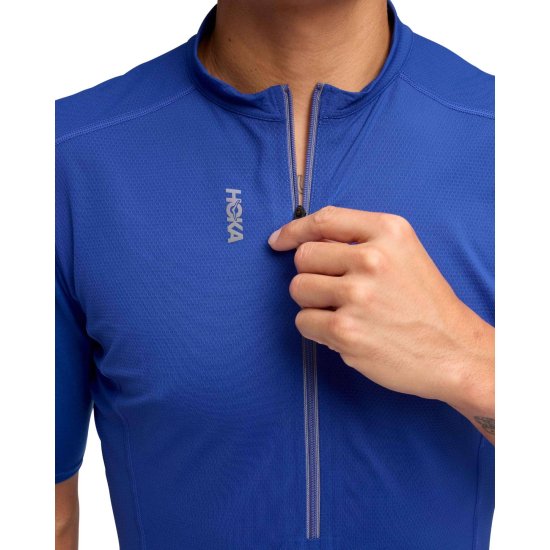 HOKA - T-shirt Skybreeze zip homme