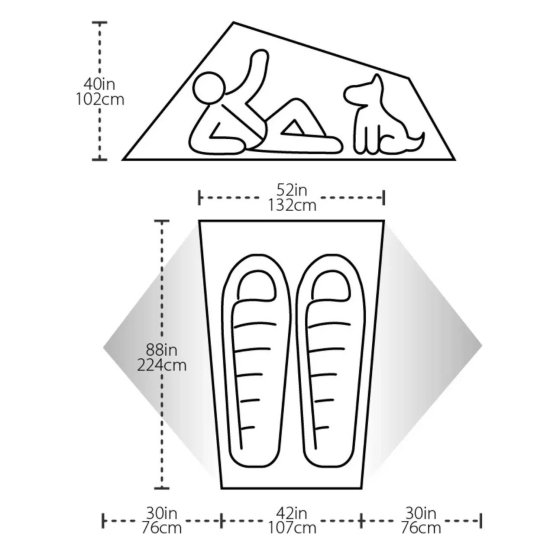 BIG AGNES - TENTE COPPER SPUR HV UL2 BACKPACKING