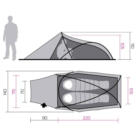 HANNAH - Tente Rider 2