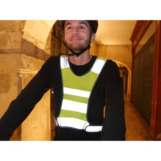 ADDONE - Gilet réfléchissant jaune Neo