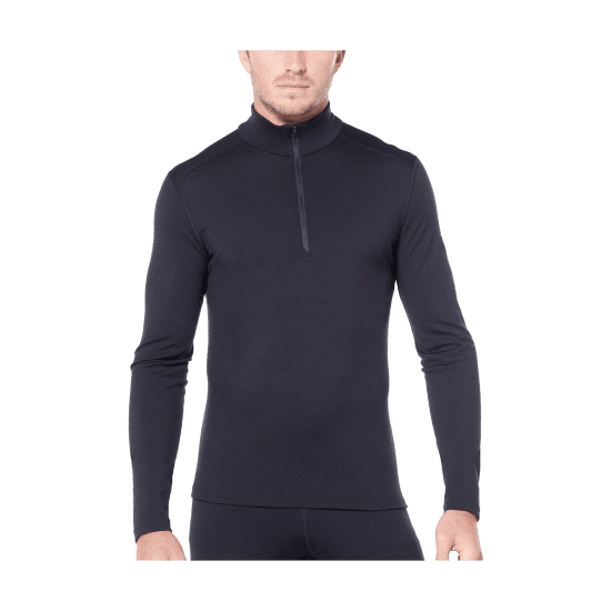 ICEBREAKER - T-SHIRT MANCHES LONGUES 200 OASIS DEMI ZIP HOMME