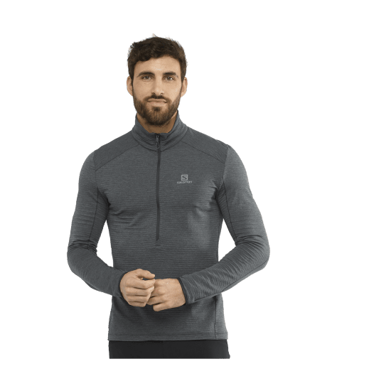 SALOMON - POLAIRE OUTLINE DEMI ZIP HOMME