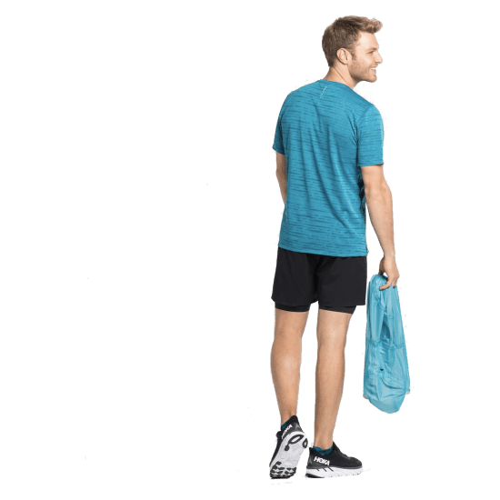 ODLO - SHORT 2 EN 1 ZEROWEIGHT 5 HOMME