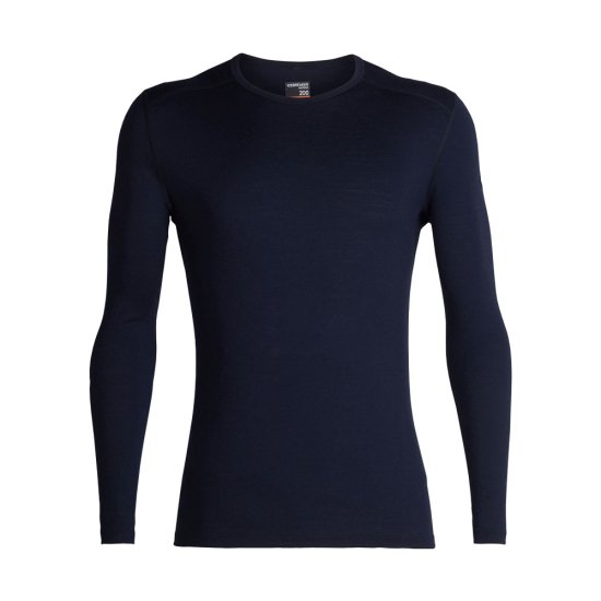 ICEBREAKER - SOUS COUCHE MERINO 200 OASIS COL ROND HOMME