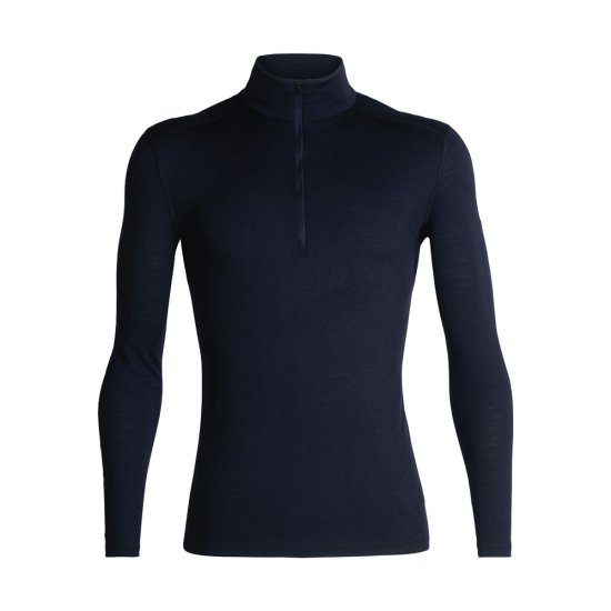 ICEBREAKER - SOUS COUCHE MERINO 200 OASIS COL DEMI-ZIP HOMME