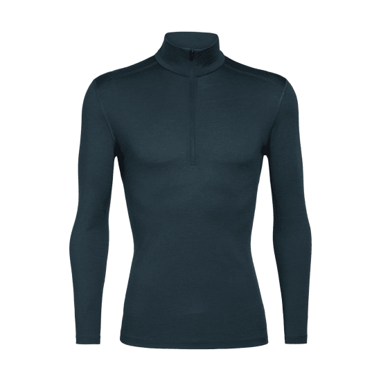 ICEBREAKER - SOUS COUCHE MERINO 200 OASIS COL DEMI-ZIP HOMME