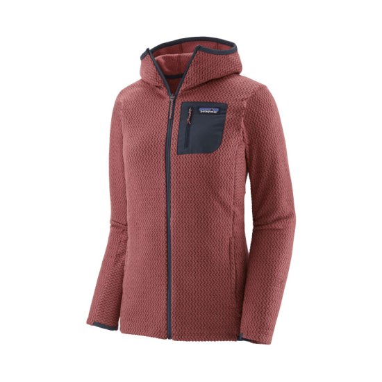 PATAGONIA - POLAIRE R1 AIR FULL-ZIP CAPUCHE FEMME